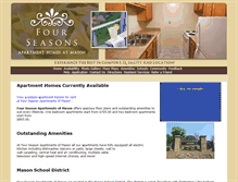 Tablet Screenshot of fourseasonsapartments.net